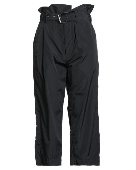 Plan C Black Pants Polyamide, Cotton