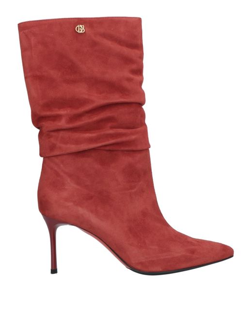 Baldinini Red Ankle Boots