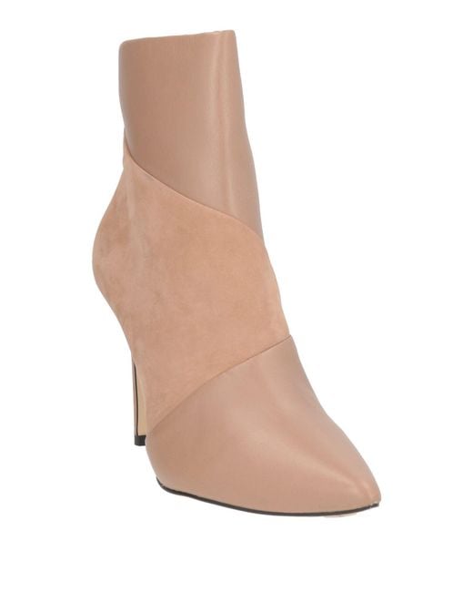 Miss Unique Brown Ankle Boots Leather