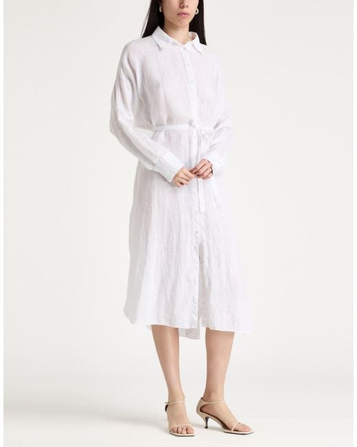 Antonelli White Midi Dress