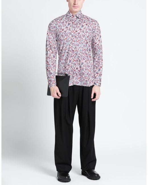 Aglini Red Shirt for men