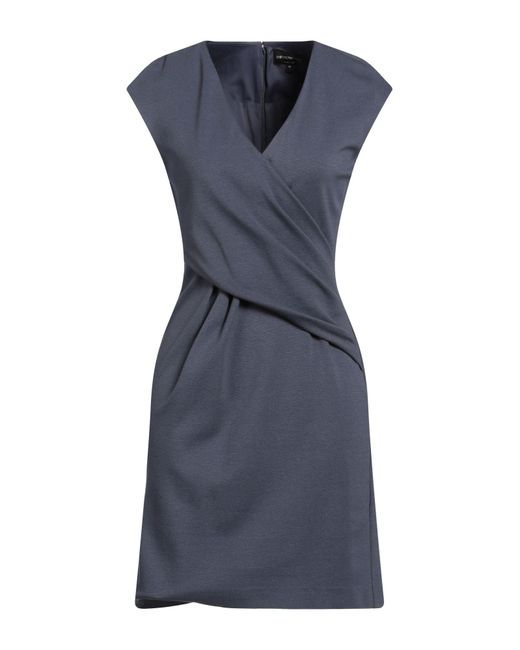Emporio Armani Blue Mini-Kleid