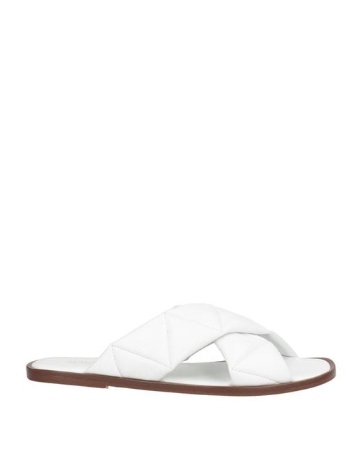 Baldinini White Sandals Leather
