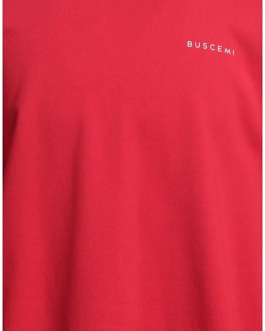 Buscemi Red Sweatshirt for men