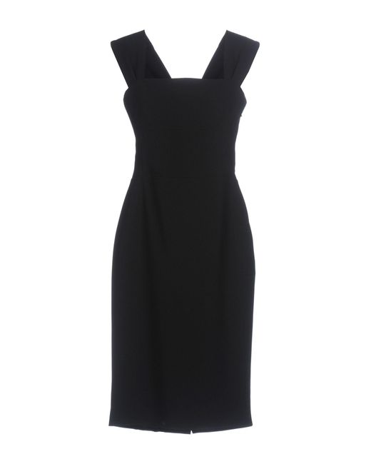 Boutique Moschino Black Mini Dress Triacetate, Polyester