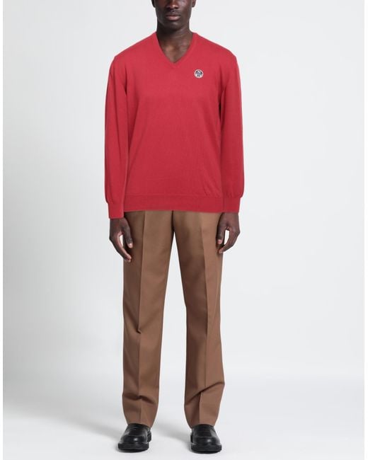 North Sails Red Sweater for men