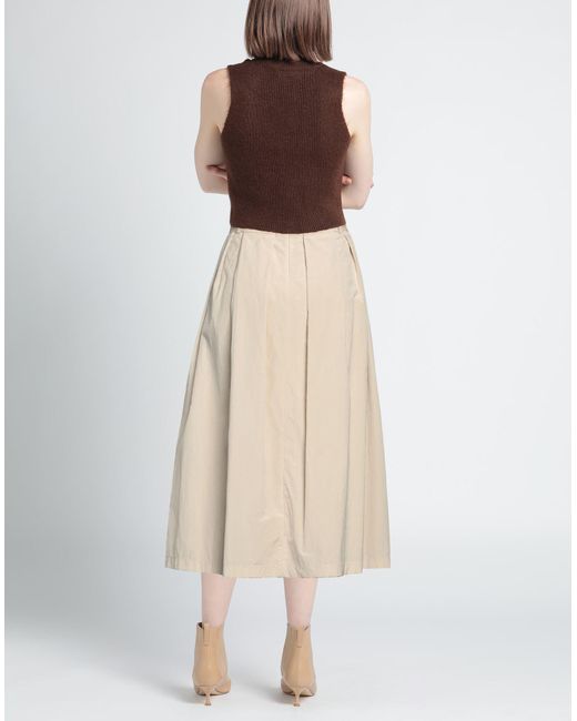 Peserico Natural Midi Skirt