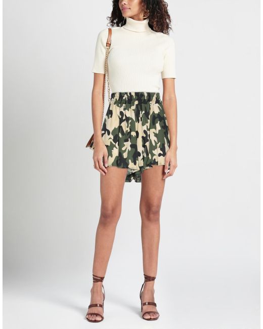 DIMORA Green Shorts & Bermuda Shorts