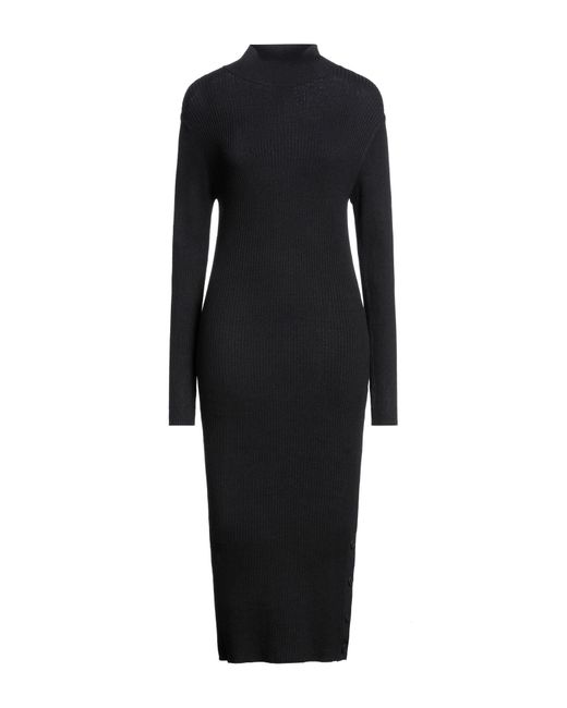 French Connection Black Midi Dress