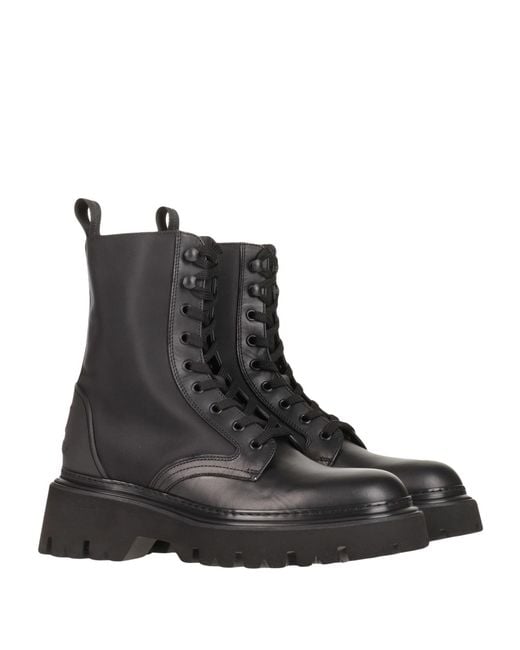 Woolrich Black Ankle Boots