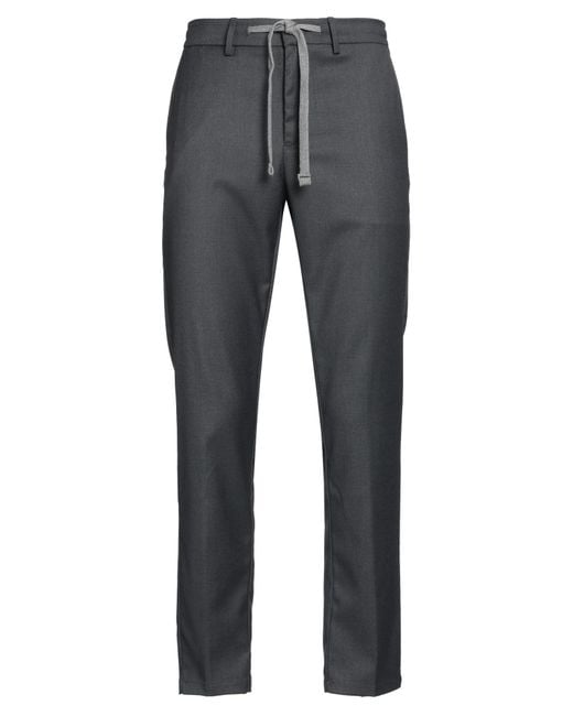 Harmont & Blaine Gray Pants Polyester, Viscose, Elastane for men