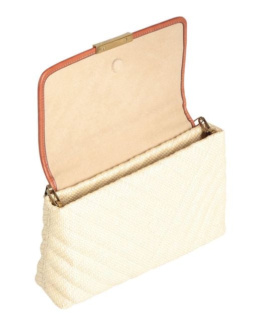 Isabel Marant Natural Cross-Body Bag Polyamide, Cotton, Cow Leather