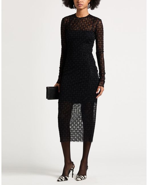 Givenchy Black Midi Dress Polyamide, Elastane