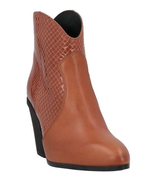 Hogan Brown Ankle Boots