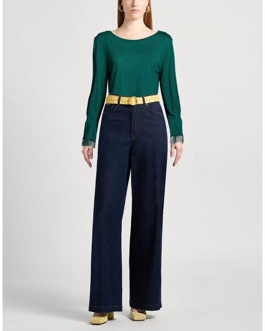 Alberta Ferretti Green Sweaters
