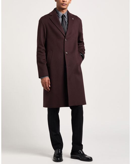 Lardini Brown Coat for men
