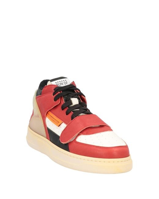 RUN OF Red Trainers for men