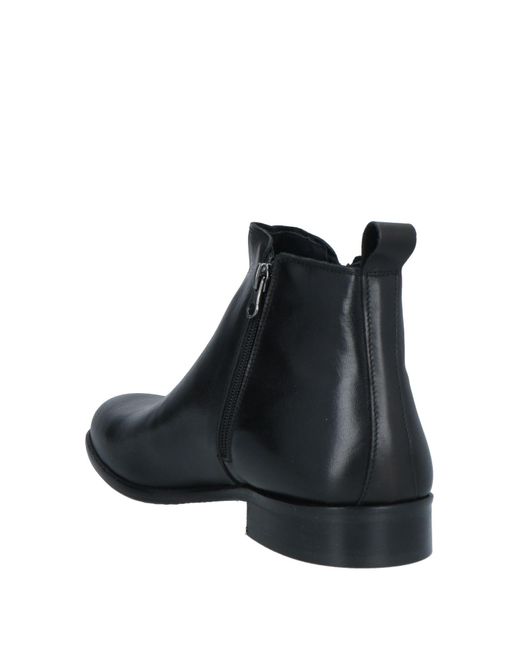 CafeNoir Black Ankle Boots for men