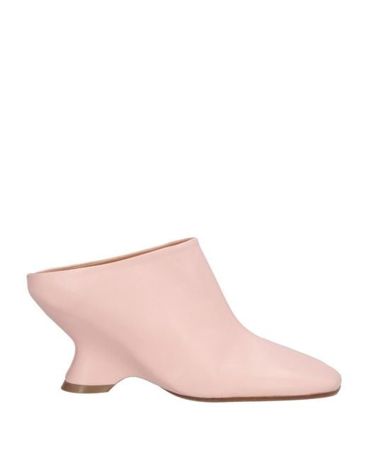 Dries Van Noten Pink Mules & Clogs