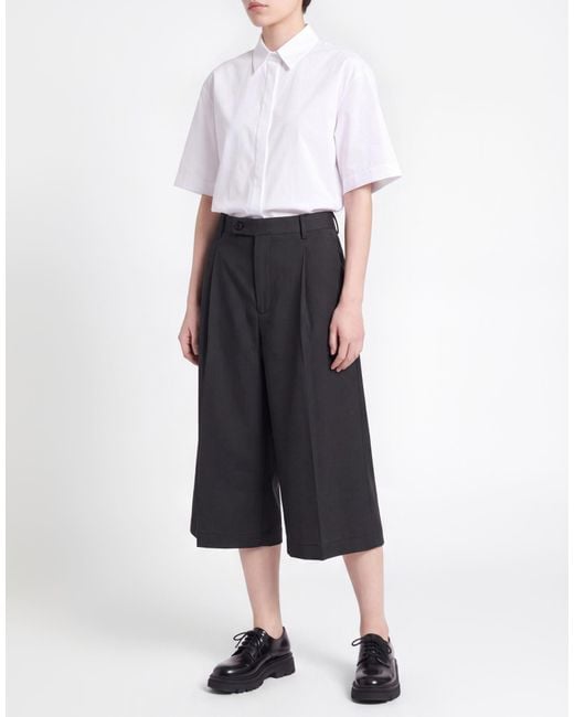 Berwich Gray Shorts & Bermuda Shorts Virgin Wool, Elastane