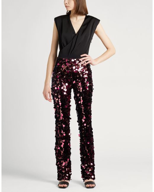 Jucca Red Garnet Pants Polyester, Elastane