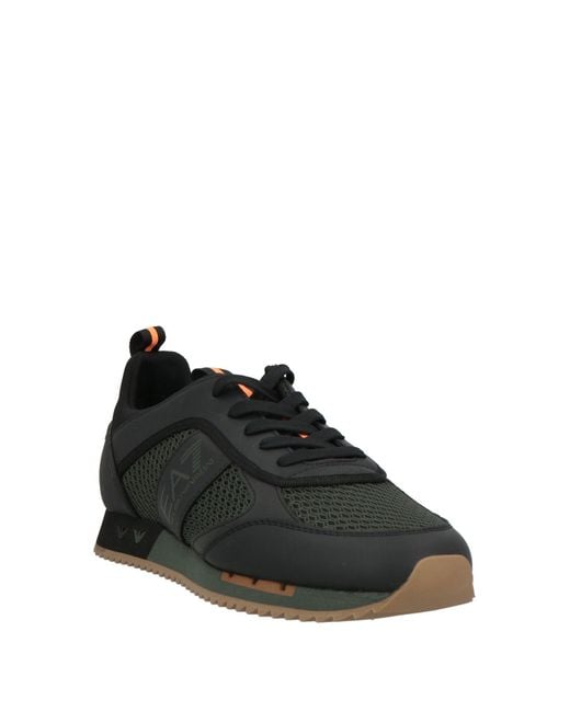 EA7 Black Trainers for men