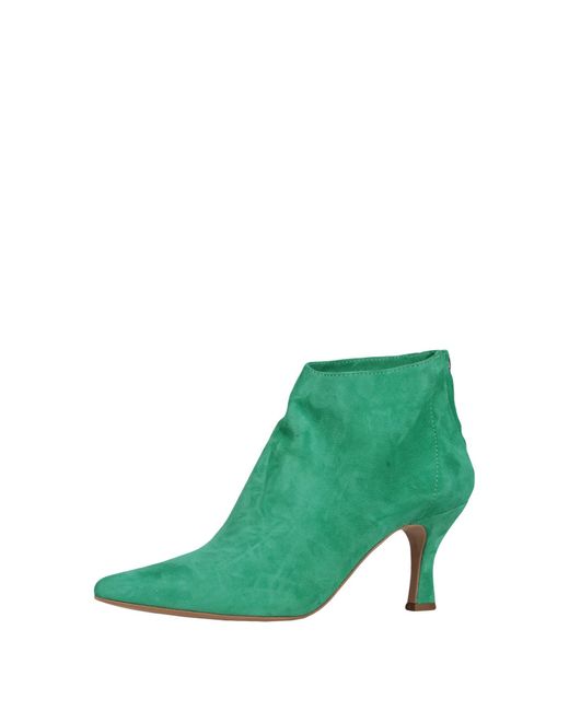 Ovye' By Cristina Lucchi Green Ankle Boots