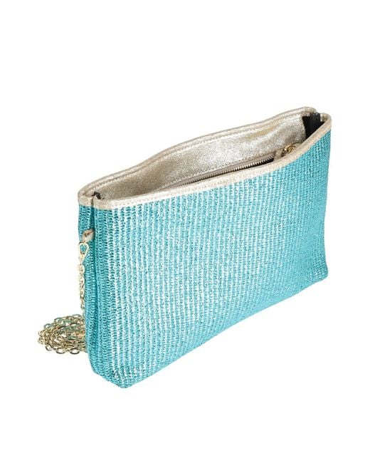 RETORTA Firenze 1906 Blue Handbag Synthetic Raffia