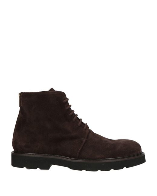 Giovanni Conti Brown Ankle Boots Leather for men