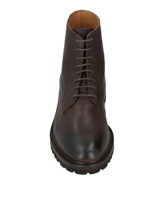 MANIFATTURE ETRUSCHE Brown Ankle Boots for men