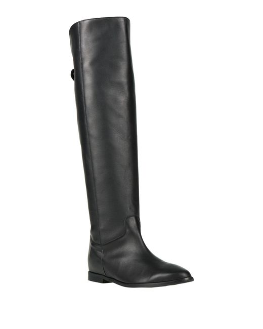Carmens Black Boot Leather