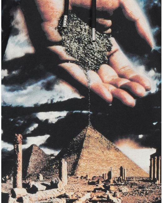 Rabanne Black Sweatshirt Organic Cotton