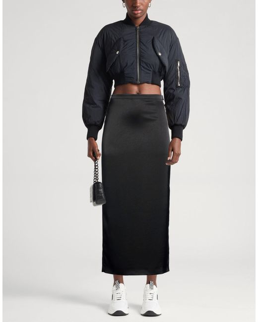Lanvin Black Maxi Skirt Triacetate, Polyester