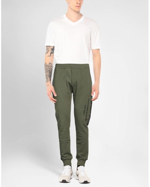 McQueen Green Trouser for men