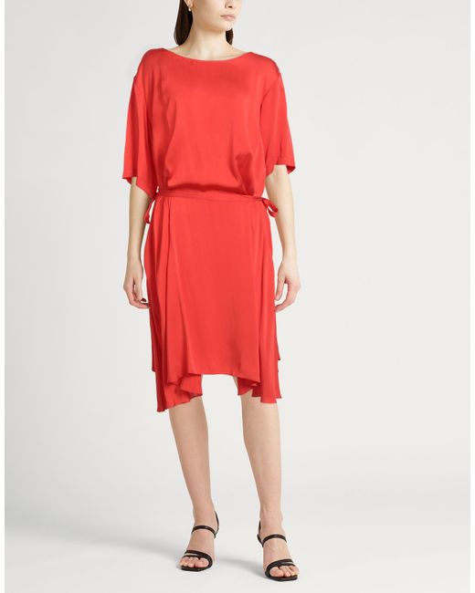 Robe Midi Aspesi en coloris Red