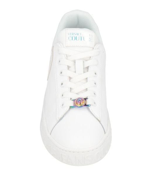 Versace White Sneakers Soft Leather