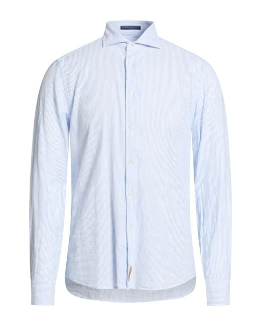 B.D. Baggies Blue Light Shirt Linen, Cotton for men