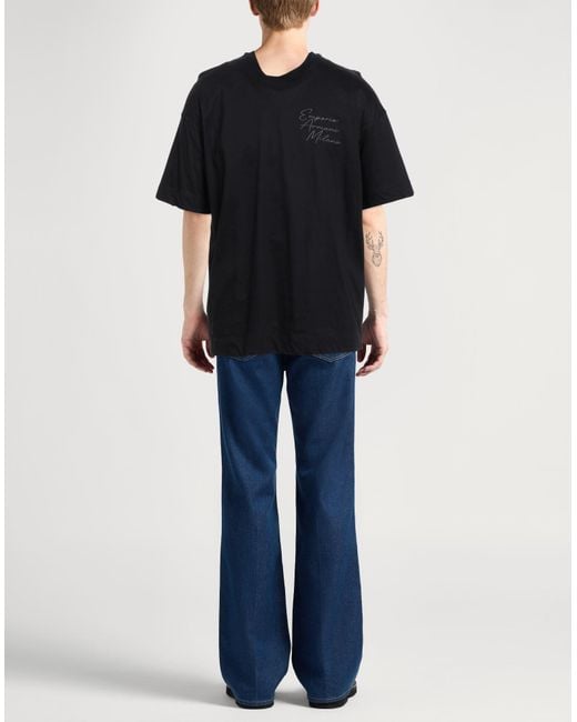 T-shirt Emporio Armani pour homme en coloris Black