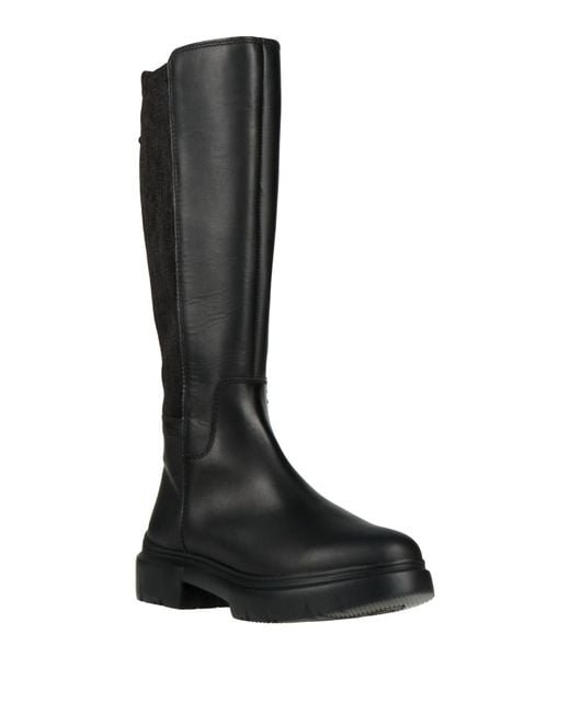 Stonefly Black Boot Leather