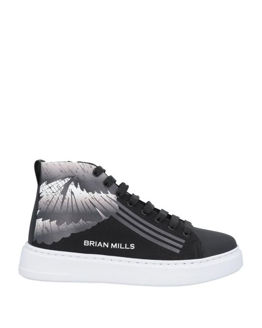 BRIAN MILLS Trainers in Black for Men Lyst