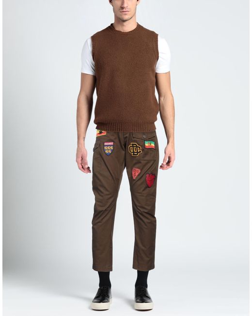 Pantalone di DSquared² in Green da Uomo