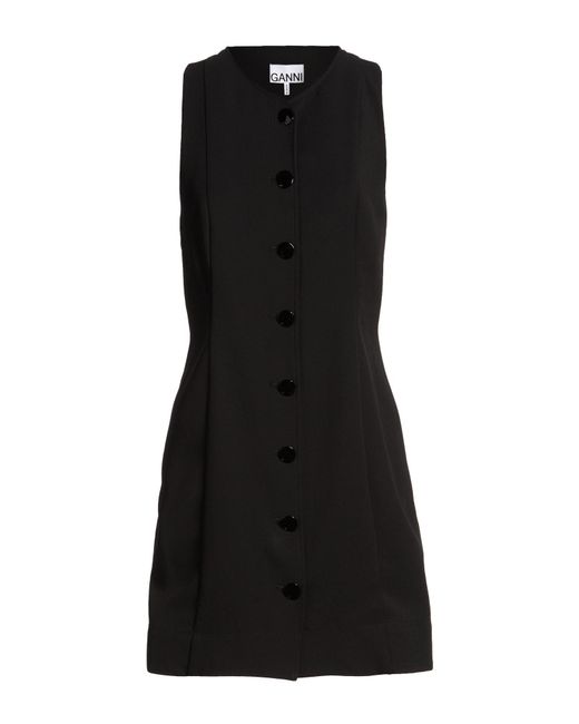 Ganni Black Mini Dresses