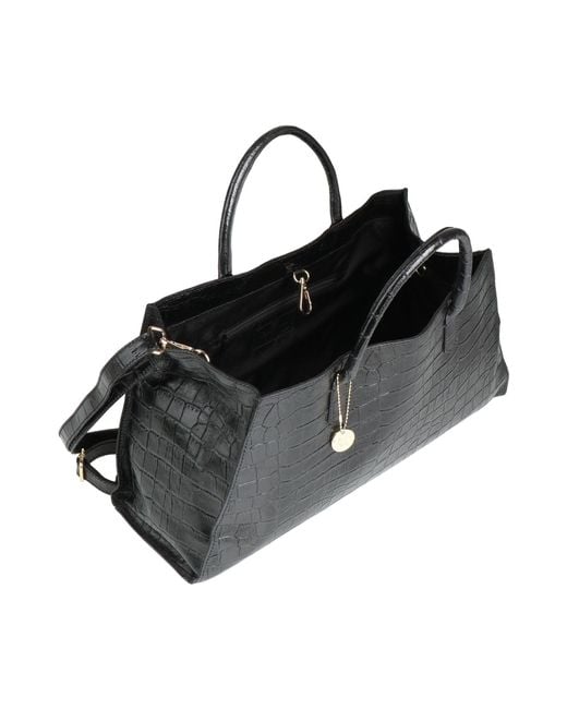 Laura Di Maggio Black Handbag Leather