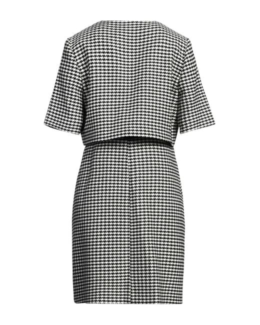 Sandro Black Mini Dress Acrylic, Polyester, Viscose, Elastane