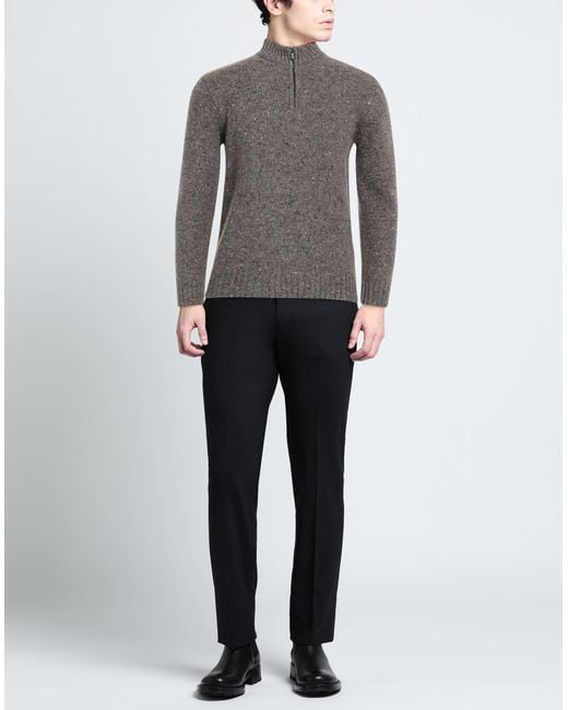 Moorer Gray Turtleneck for men