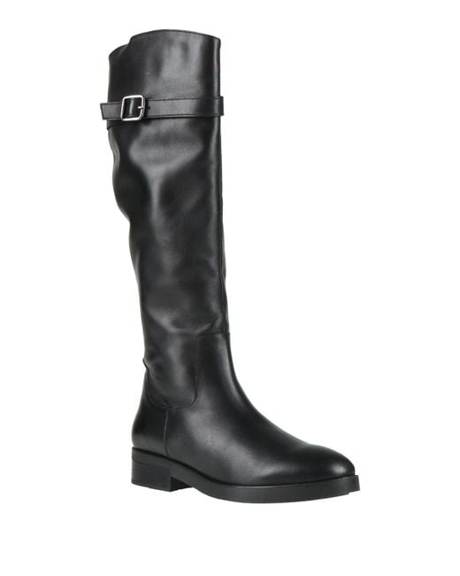 Unisa Black Boot Leather