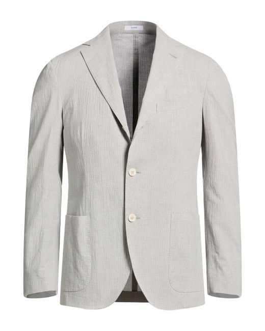 Boglioli Gray Light Blazer Cotton, Elastane for men
