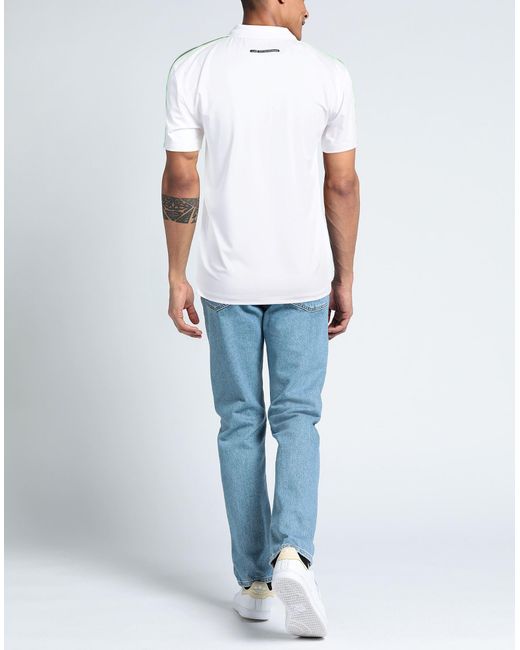 EA7 White Polo Shirt for men
