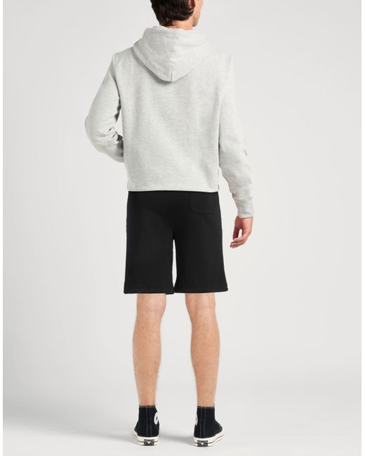 Karl Lagerfeld Black Shorts & Bermuda Shorts Cotton, Polyester for men