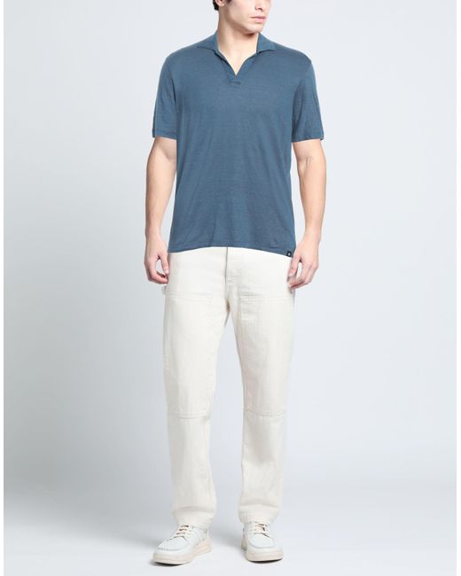 Lardini Blue Polo Shirt for men